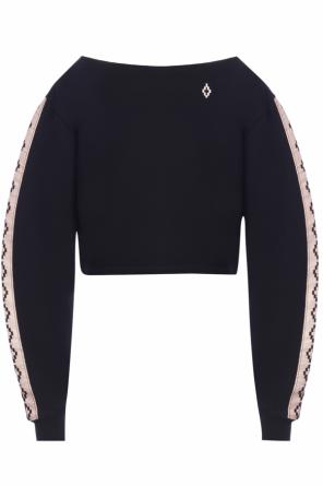 Cropped sweatshirt with logo, zdjęcie 1 Cropped sweatshirt with logo od Marcelo Burlon